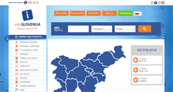 Desktop Screenshot of info-slovenija.si