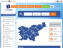 Tablet Screenshot of info-slovenija.si